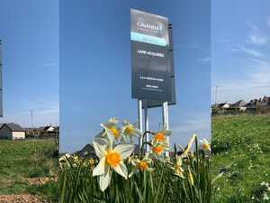 Post-Mounted Signs for New Build Site 'Bellevue' for Cavanna Homes