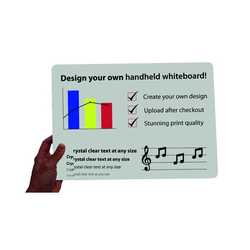 A3 Printed Handheld Whiteboards