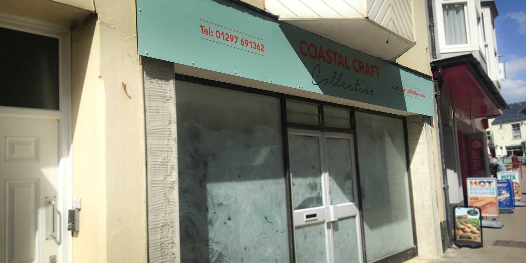 Shop Fascia Signage for Coastal Craft Collective