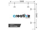 2.5x2.5 Shell Scheme Fabric Exhibition Stand Dimensions - Creative Solutions.jpg