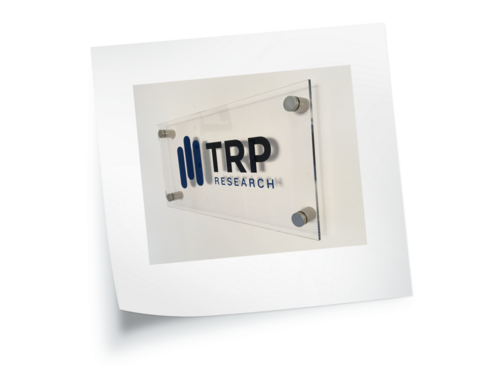 TRP Research Acrylic Sign by Creative Solutions
