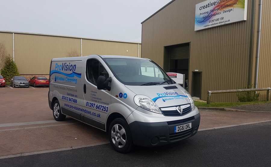 Pro Vision Window Cleaning Vehicle Graphics