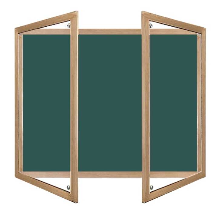 Lockable Wooden Framed Camira Lucia Notice Board