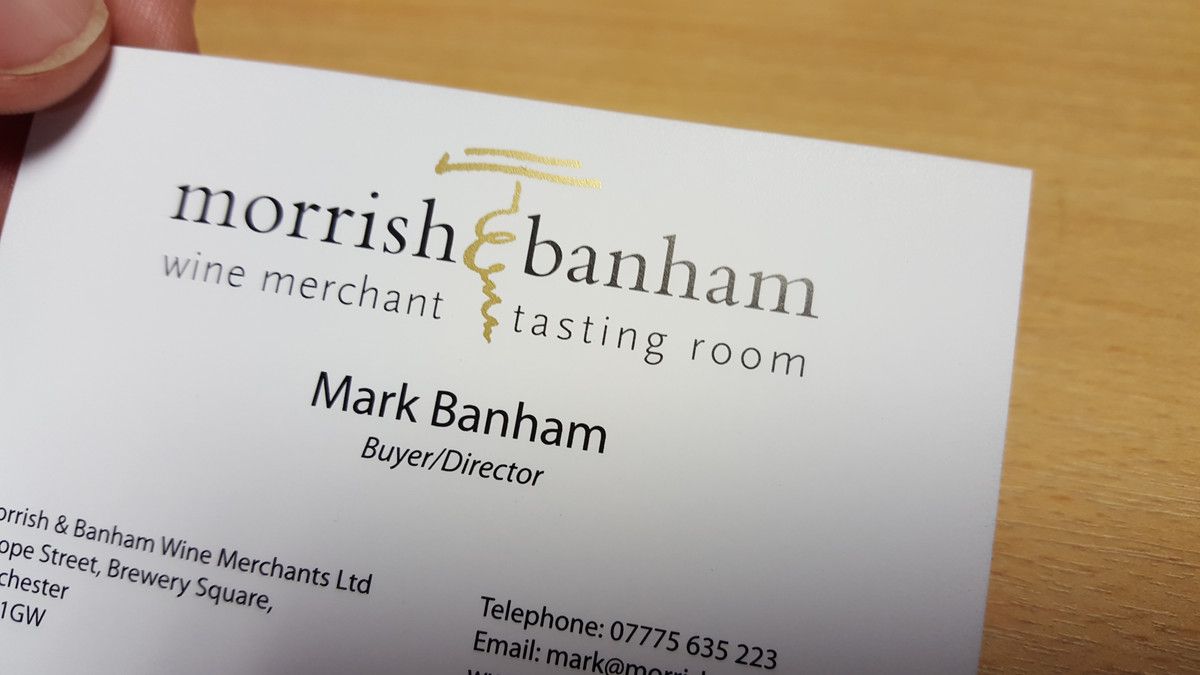 Business Cards Morrish and Banham