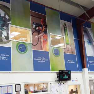 Indoor Wallpaper Branding for Air Control Industries