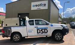 DSD Mobile Tyres - Vehicle Graphics for Toyota HiLux