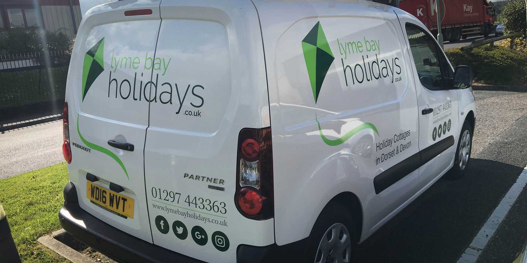 Vehicle Graphics Lyme Bay Holidays