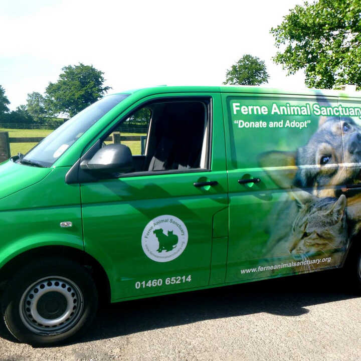 Van Wrapping for Ferne Animal Sanctuary