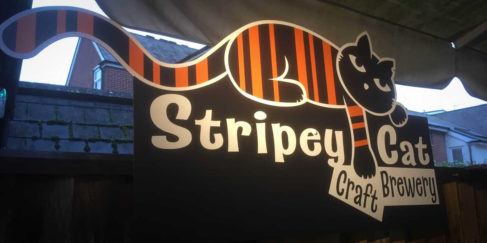 Custom Signage The Stripey Cat