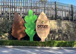 Bespoke Entrance Signage for Otter Garden Centres Ottery St Mary
