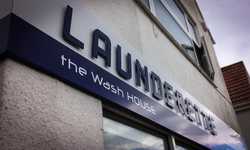 Stand-Off Lettering Signage, Window Graphics & Wall Decal Displays for The Wash House, West Bay