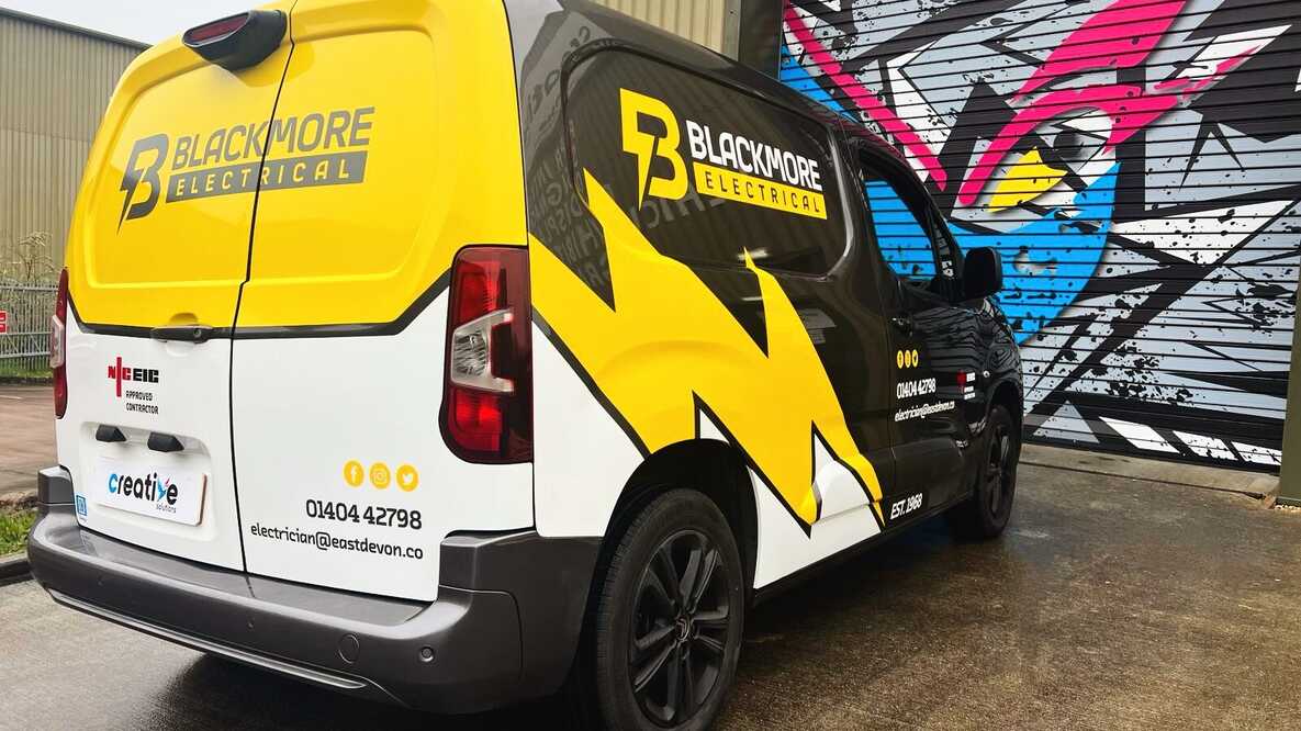 Branded Van Wrap & Graphics for Blackmore Electrical