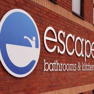 Escape Bathrooms Stand Off Lettering