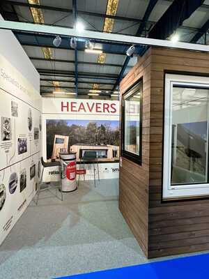 Custom Trade Show Stand for Heavers of Bridport - Heavers At Bath & West Homebuilding & Renovating Show 2023