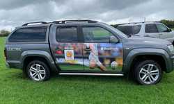 Exeter Chiefs Rugby Sponsorship Magnetic Sheet Printing for Bradfords Building Supplies