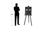 Freestanding Wooden Easel with optional chalkboard.png