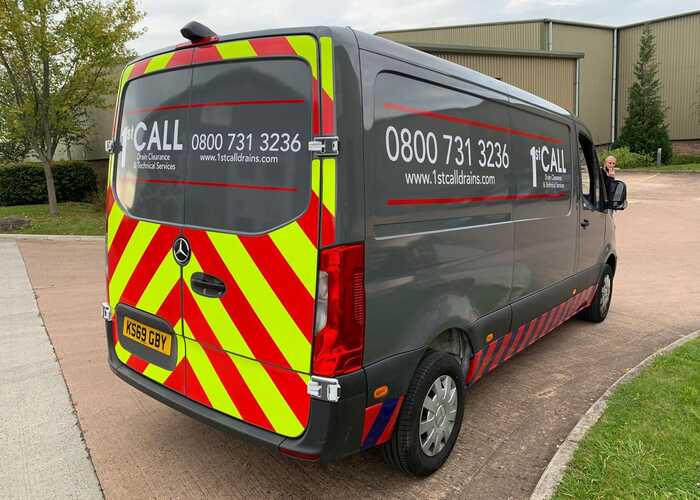 Reflective and high visibility vehicle graphics and branding