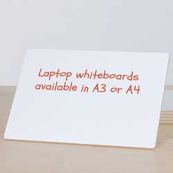 Handheld Laptop Dry-Wipe Whiteboards