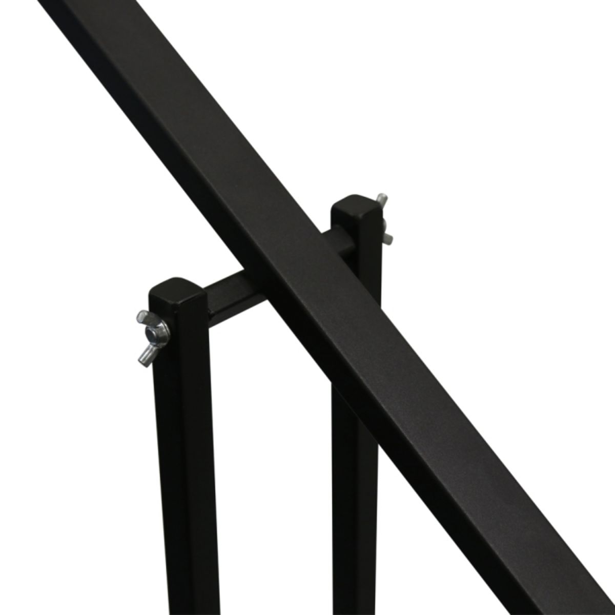 Pivoting poster board holder easel to display at your preferred angle.png