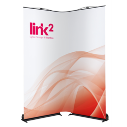 Link2 Double Flexible Roller Banner Stand