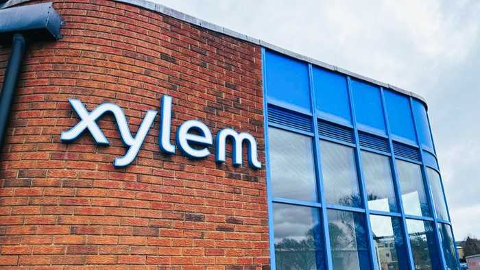 3D Illuminated Lettering Installation - Xylem Water in Axminster