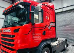 Truck Cab Graphics for Newman Farming Scania