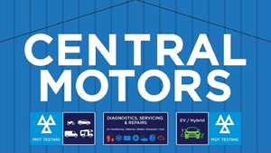 Central Motors Bridport Signage Artwork Design Idea #3 Final Design