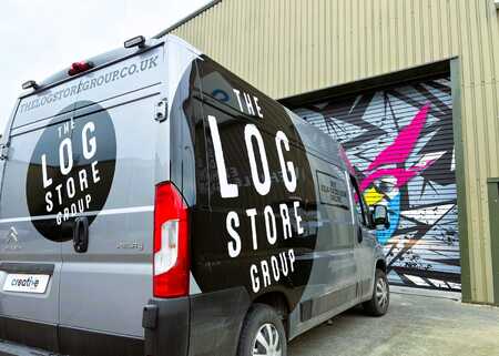 Vehicle Branding Graphics for The Log Store's Cirtreon Relay Van