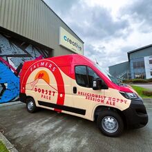 Vehicle Branding Graphic Wrap for Palmers Brewery Peugeot Boxer L2 H2 BlueHdi 335 Van - Before - Side Profile 1.jpg