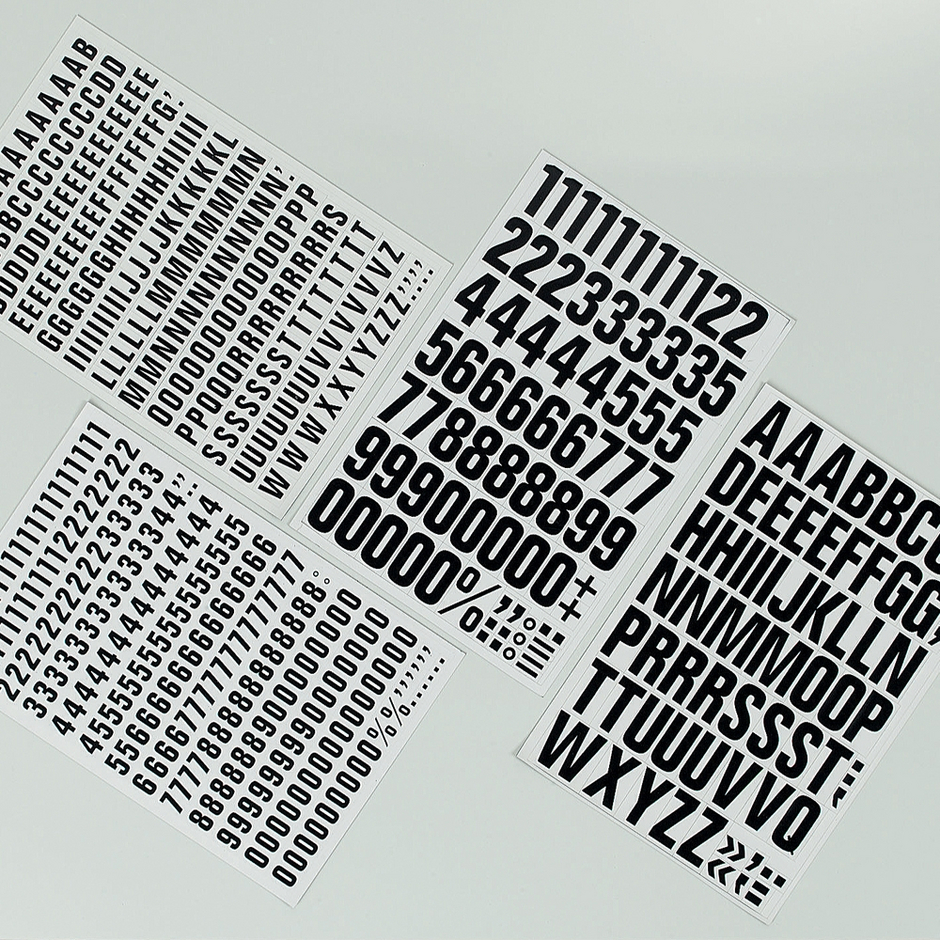 Whiteboard Letters & Numbers