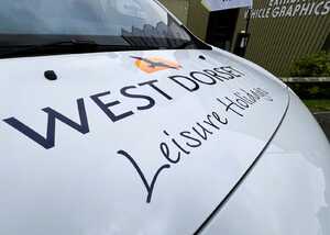 Cut Vinyl & Printed Vehicle Graphics for West Dorset Leisure Holiday's Vauxhall Vivaro Cut Vinyl & Printed Vehicle Graphics for West Dorset Leisure Holiday's Vauxhall Vivaro