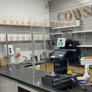 Custom size and shaped screens for serving area and protection