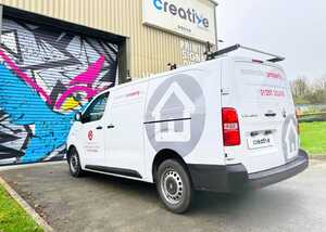 Cut Vinyl Van Graphics for Axminster Properties Ltd Cut Vinyl Van Graphics for Axminster Properties Ltd