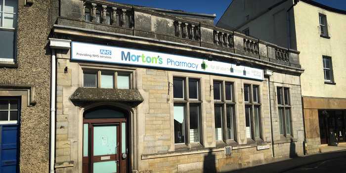 Morton Pharmacy Axminster Signage Install