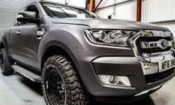 Grey Matt Finish Colour Change Wrap for a Ford Ranger Grey Matt Finish Colour Change Wrap for a Ford Ranger