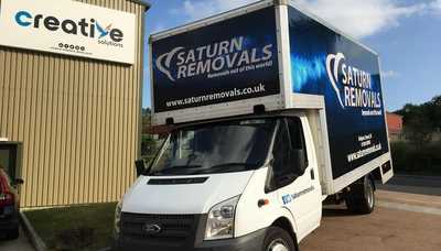 Rooster Bus Graphics installed at Creative Solutions