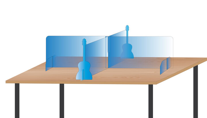 Bespoke Split Screen for Desk