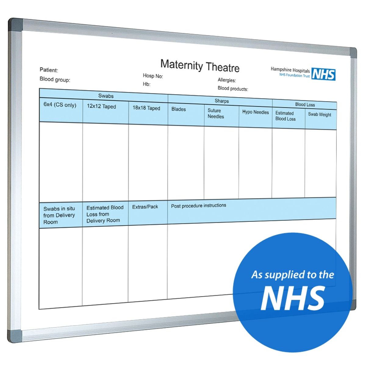 Custom Printed Magnetic Whiteboard