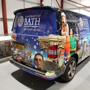 Full Van Wrap for the University of Bath