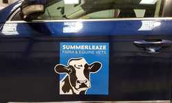 Fleet Vehicle Graphics for Summerleaze Vets