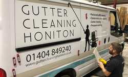 Van Signwriting for Gutter Cleaning Honiton