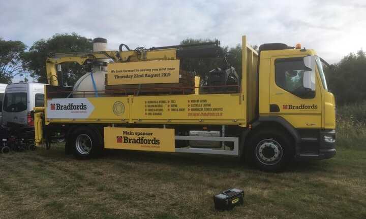 Vehicle Signwriting & Event Signage for Bradfords Building Supplies