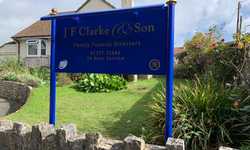 Post Mounted Signs for  J.F Clarke & Sons Post Mounted Signs for  J.F Clarke & Sons