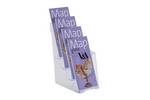 1 3rd A4 four tier wall mounted leaflet display.png