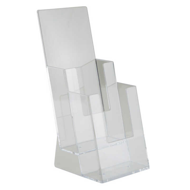 1/3rd A4 - Two Tiers - Countertop Tiered Leaflet Holder