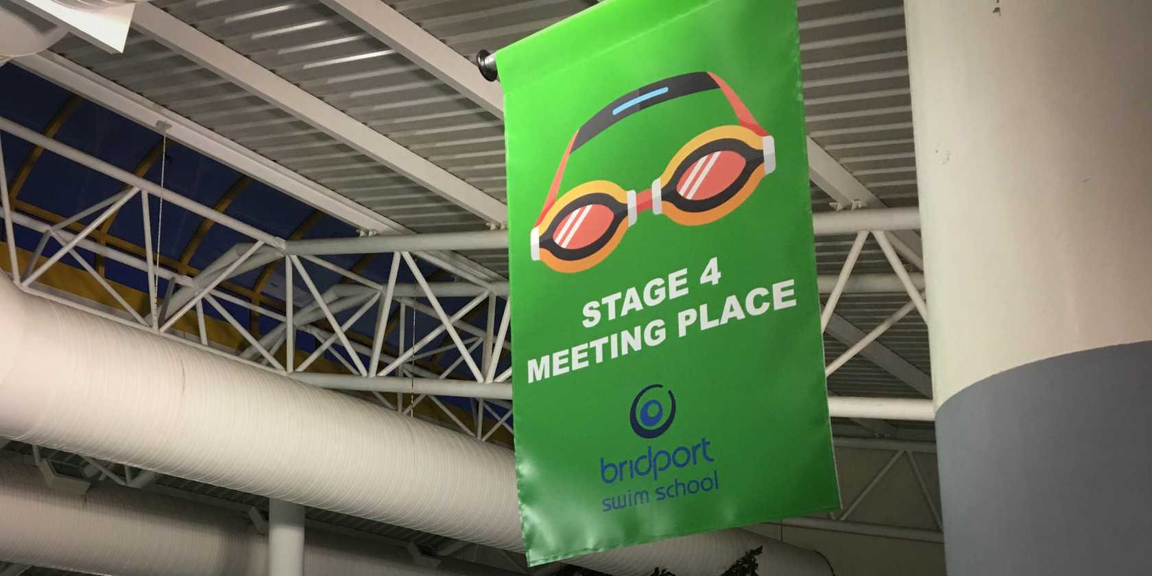 Hanging Banners Bridport Leisure Center