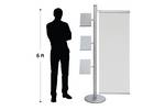 185cm tall brochure and banner display stand.png