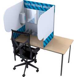 Desk Mounted Self-testing Booth