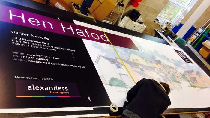 Printed Building Site Signs for Westrop Homes