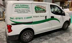 Vehicle Graphics for S.Lee Gardening Services